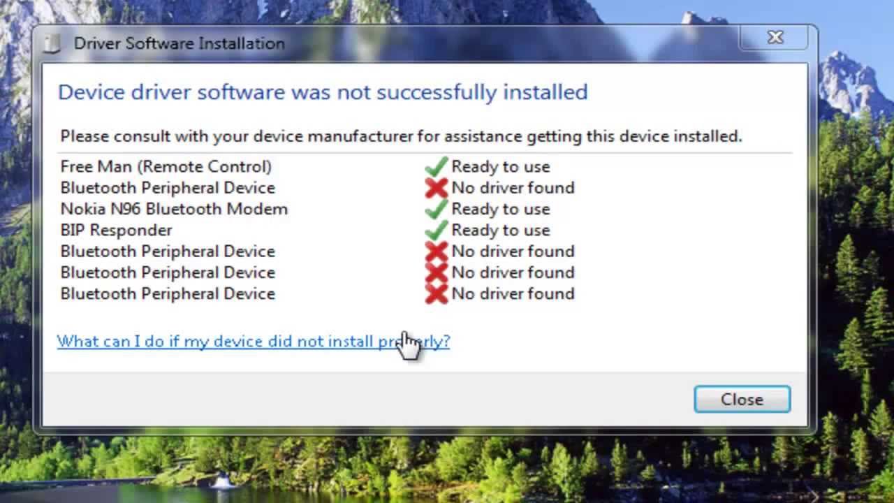 windows 7 bluetooth peripheral device driver download